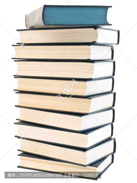 一堆書