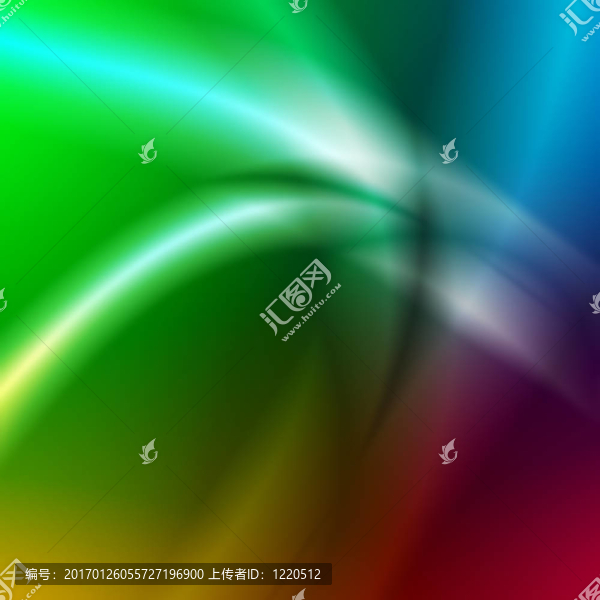 摘要彩虹背景下的光線