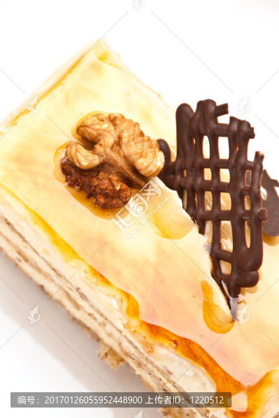 糕點充滿蛋奶凍