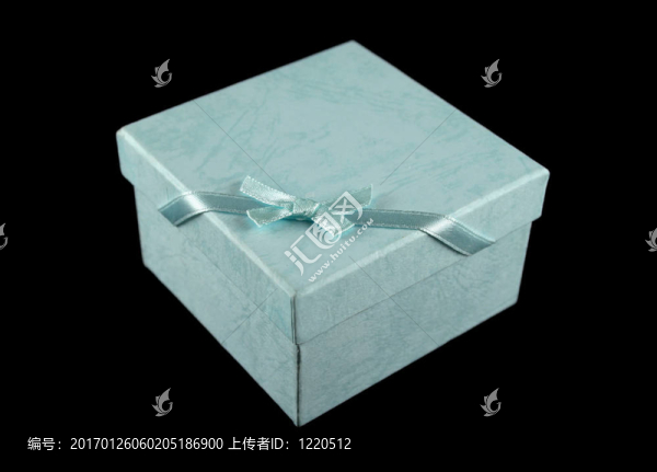 藍(lán)色的禮品盒