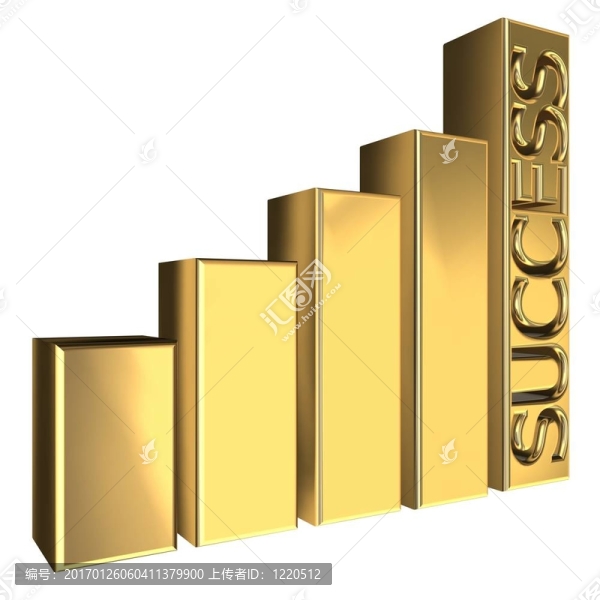 金色的3D圖形