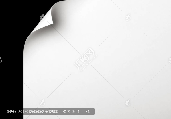 具有卷曲的紙頁(yè)