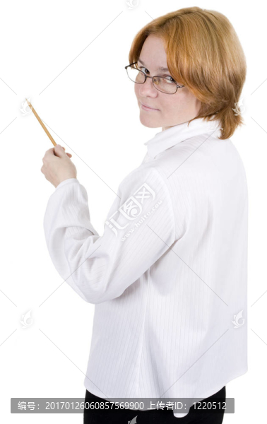 帶鉛筆的女人