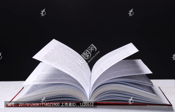 打開的書