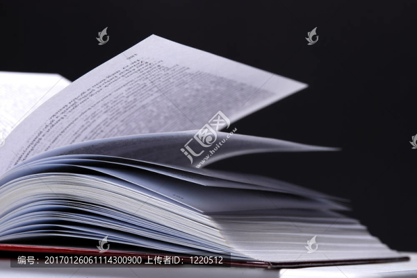 打開的書