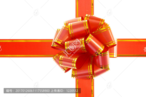 白色的紅色蝴蝶結