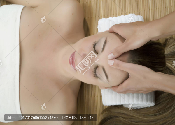 在一天的水療中心