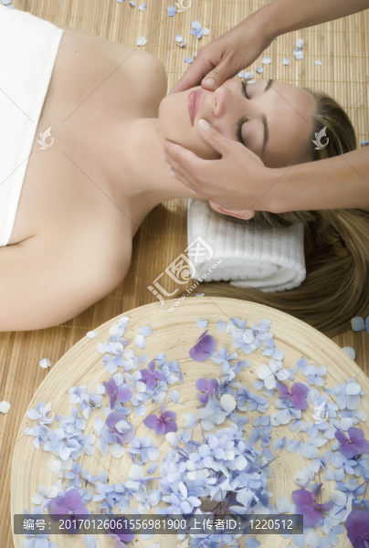 在一天的水療中心