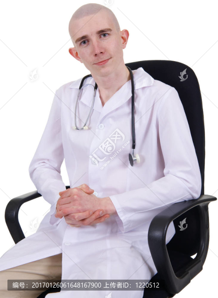 人在醫(yī)生的工作服