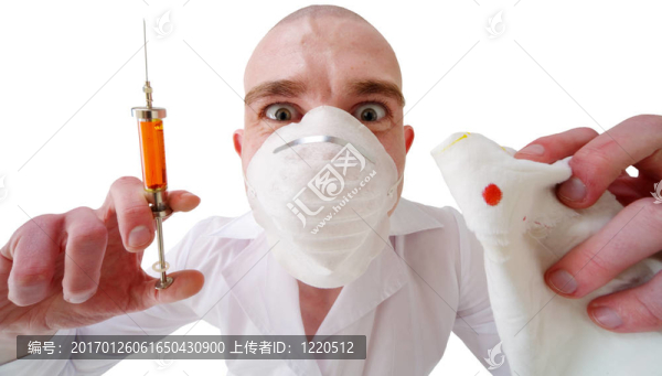 人與注射器