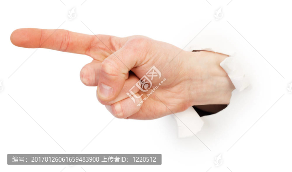 手勢(shì)男性手通過白皮書