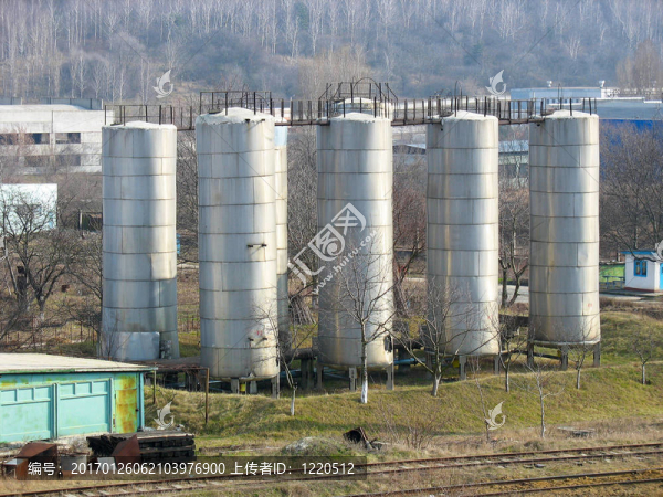 廢棄的舊化工廠細(xì)節(jié)