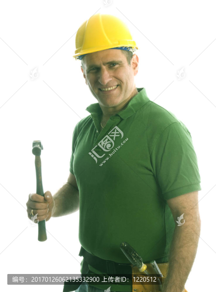 承包商修理工工具帶錘