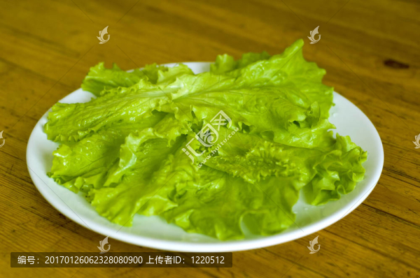 新鮮的生菜