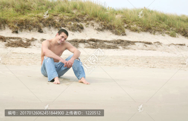 海灘上的人