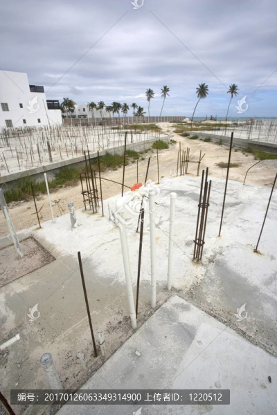 廢棄的建筑工地