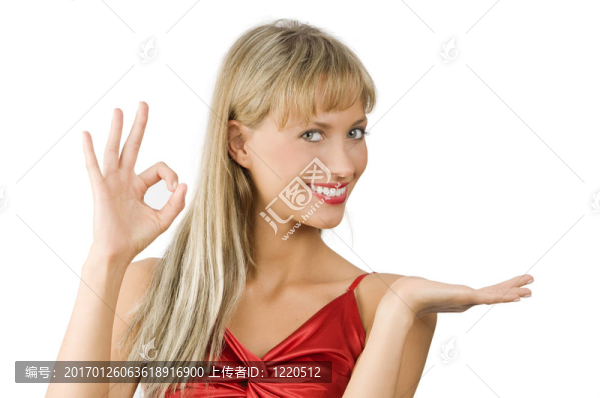 金發(fā)女主持人