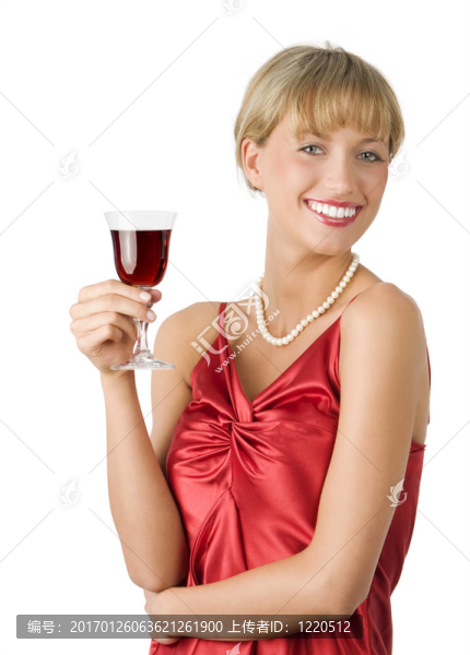 帶著微笑的女士