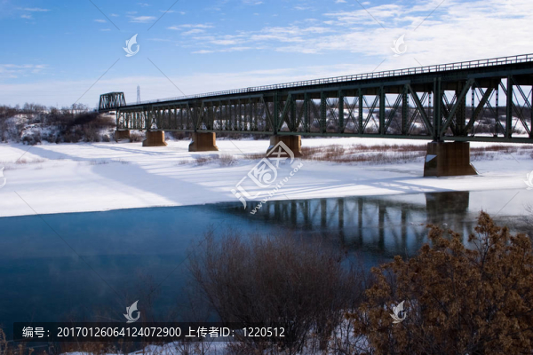 冬季列車橋
