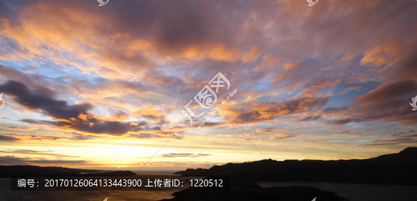 黃昏的蘇格蘭風(fēng)景