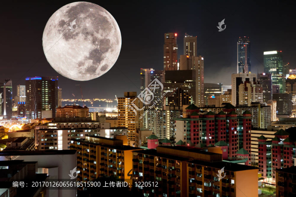 昨晚的月亮城