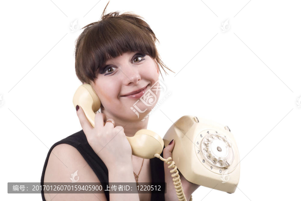 瘋狂的家庭主婦帶著電話。搞笑圖片6