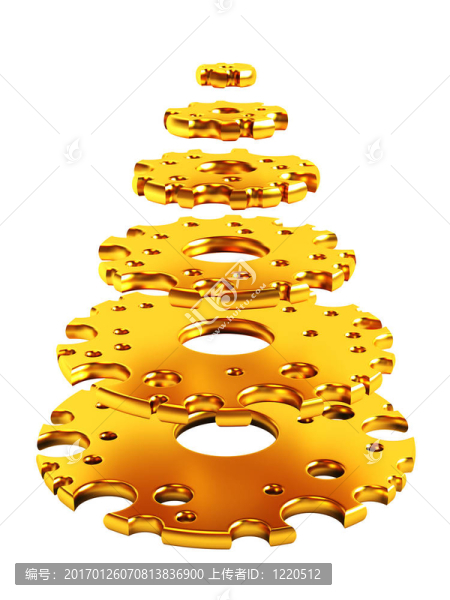 三維符號新年樹