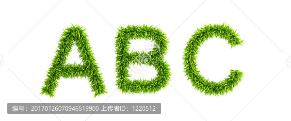 綠色的字母符號(hào)
