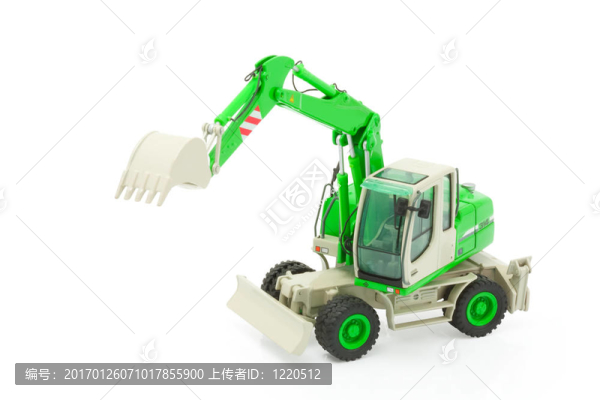 綠色的挖掘機