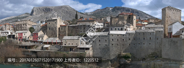 莫斯塔爾老城全景