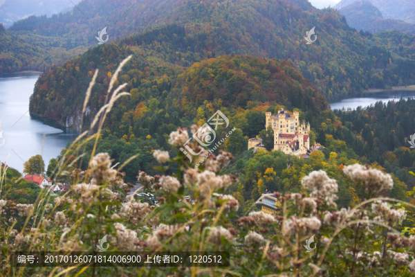景觀和Hohenschwangau