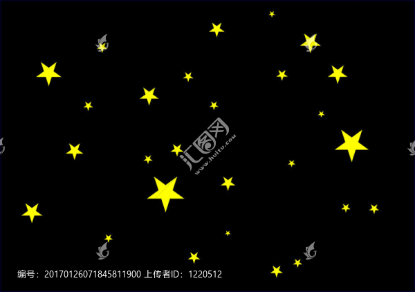 天空中的星星