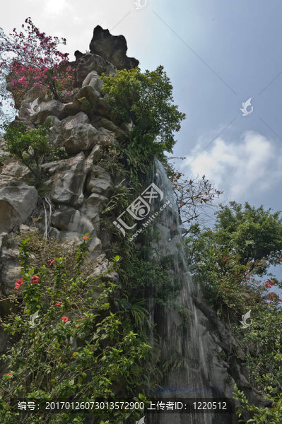 清暉園花崗巖山地