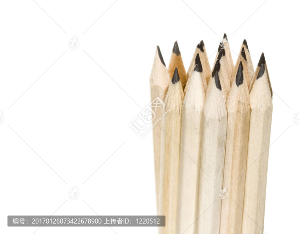 孤立的鉛筆