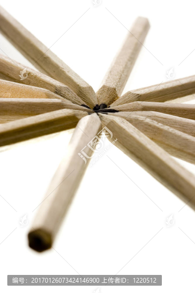 孤立的鉛筆