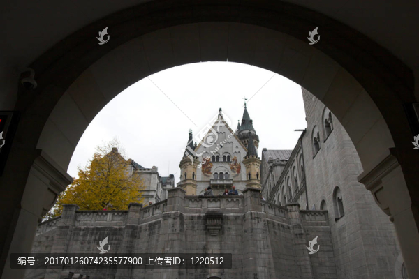城堡的庭院