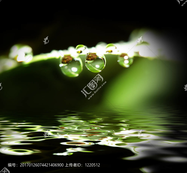 水滴背景