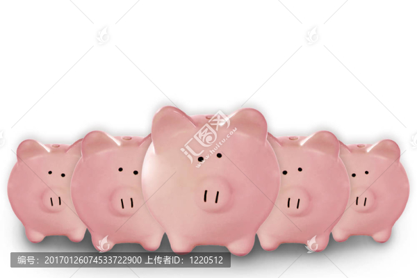 5只小豬銀行排隊