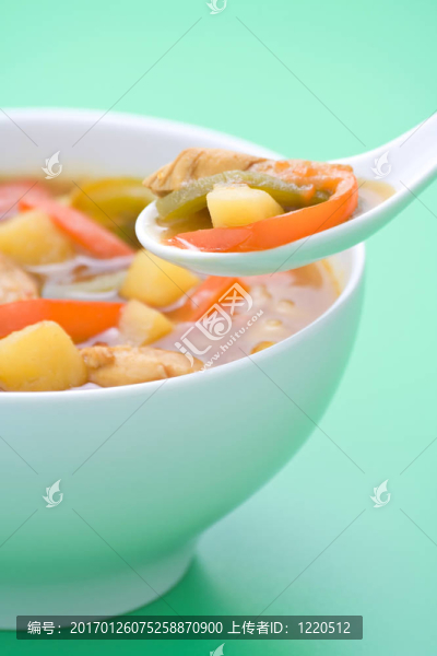 雞肉雞湯蔬菜