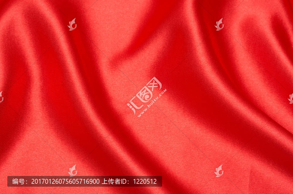 情人節(jié)紅色絲綢的背景