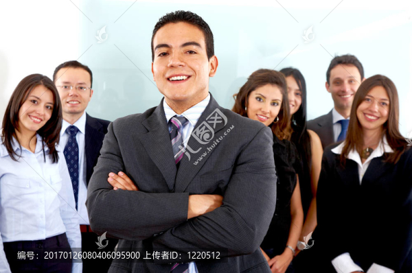 商業(yè)人領(lǐng)導(dǎo)一個團隊