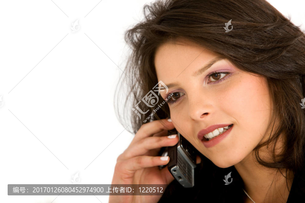 電話上的商業(yè)女人