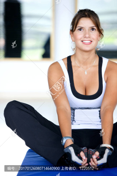 健身房的女人