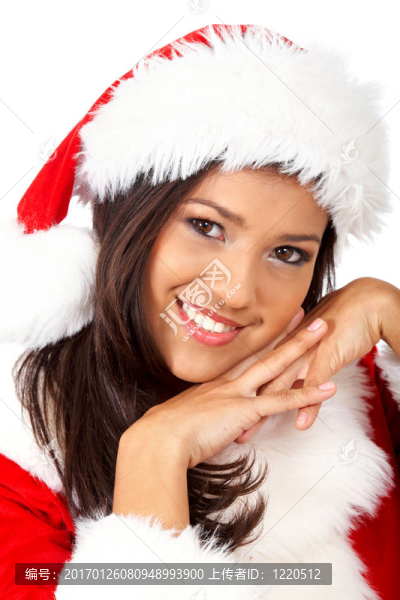 圣誕女孩肖像-匯圖網(wǎng) www.fosd68.com 圣誕女孩肖像