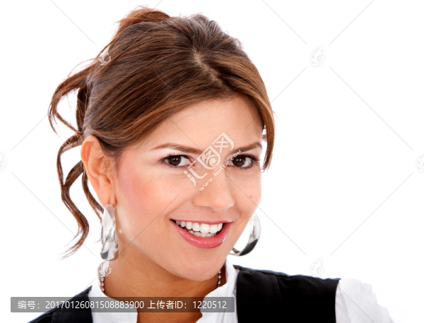 生意的女人微笑