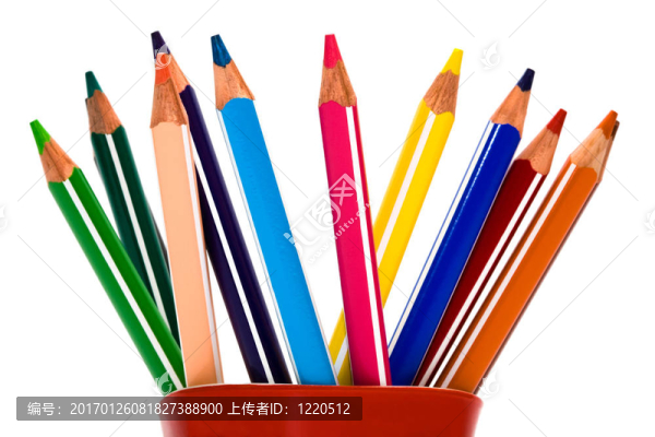 漂亮的彩色鉛筆