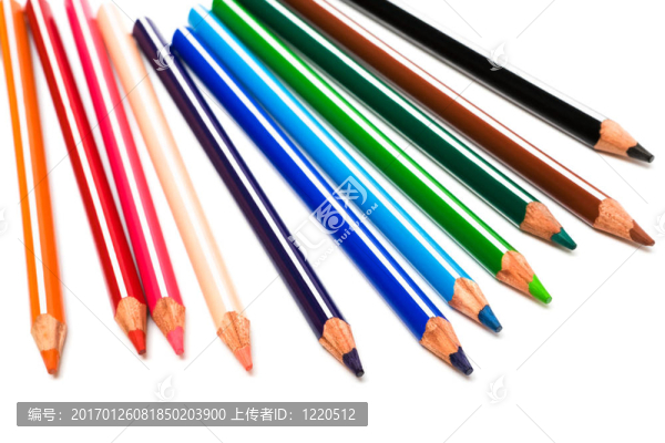 漂亮的彩色鉛筆