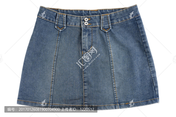 藍(lán)色的裙子