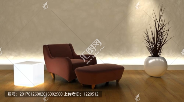 當(dāng)代的扶手椅和奧斯曼在現(xiàn)代背景