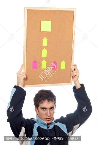 拿著筆記板